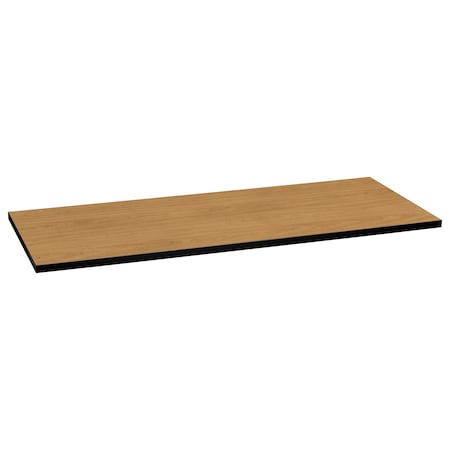 Hon Rectangle Table Top, 60" W, 24" L, 1.13" H, Harvest/Black Top, High-Pressure Laminate HMT2460G.N.C.P